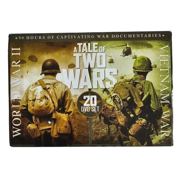 20 DVD Set A TALE of TWO WARS WW2 Vietnam - Picture 1 of 9